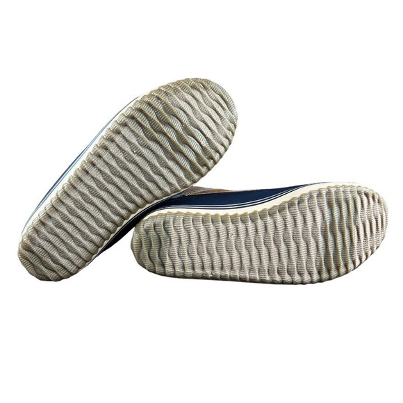 Sperry Top-Sider Bowline Navy Tan Rain Boots Youth Boy's Size 5 M - Picture 9 of 10